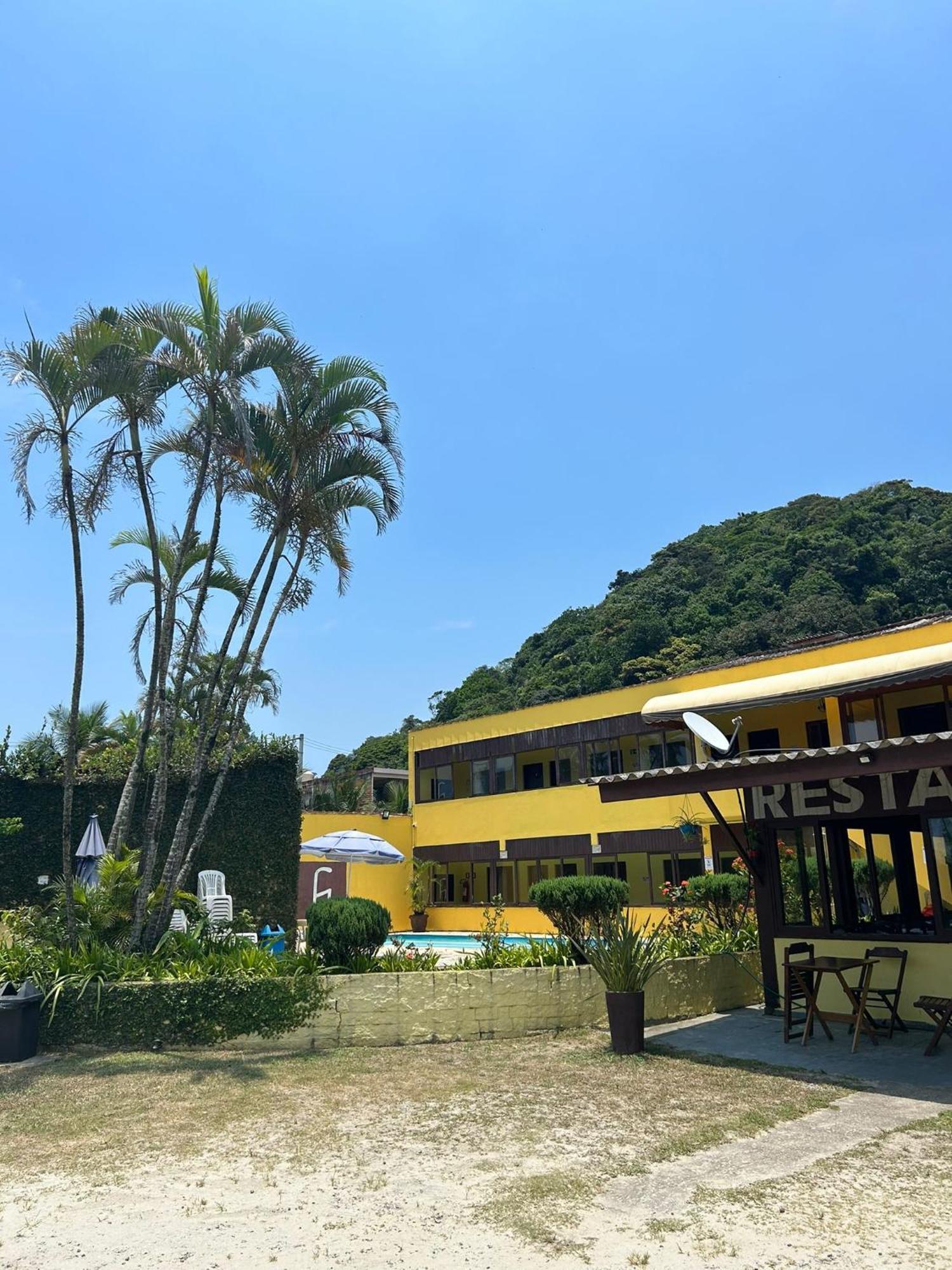 Pousada E Restaurante Frente Mar H Guaruja Bagian luar foto