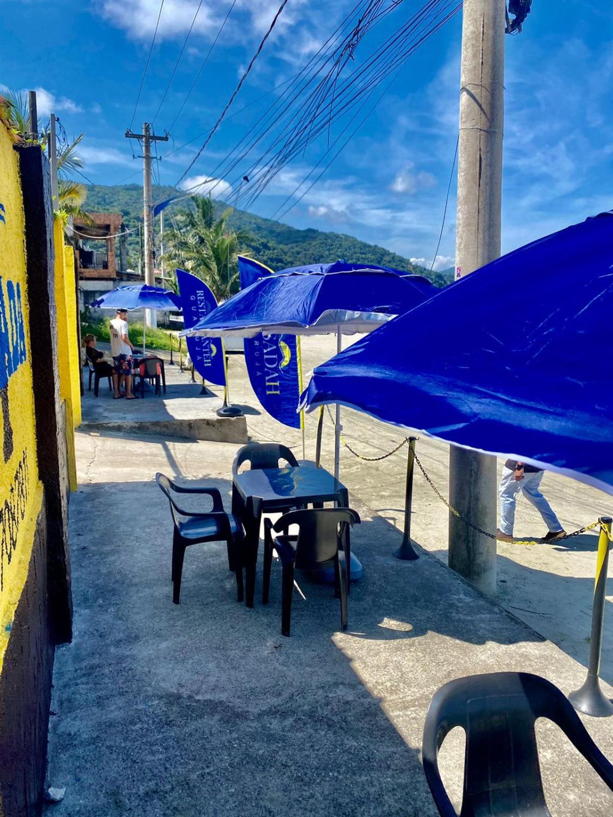 Pousada E Restaurante Frente Mar H Guaruja Bagian luar foto